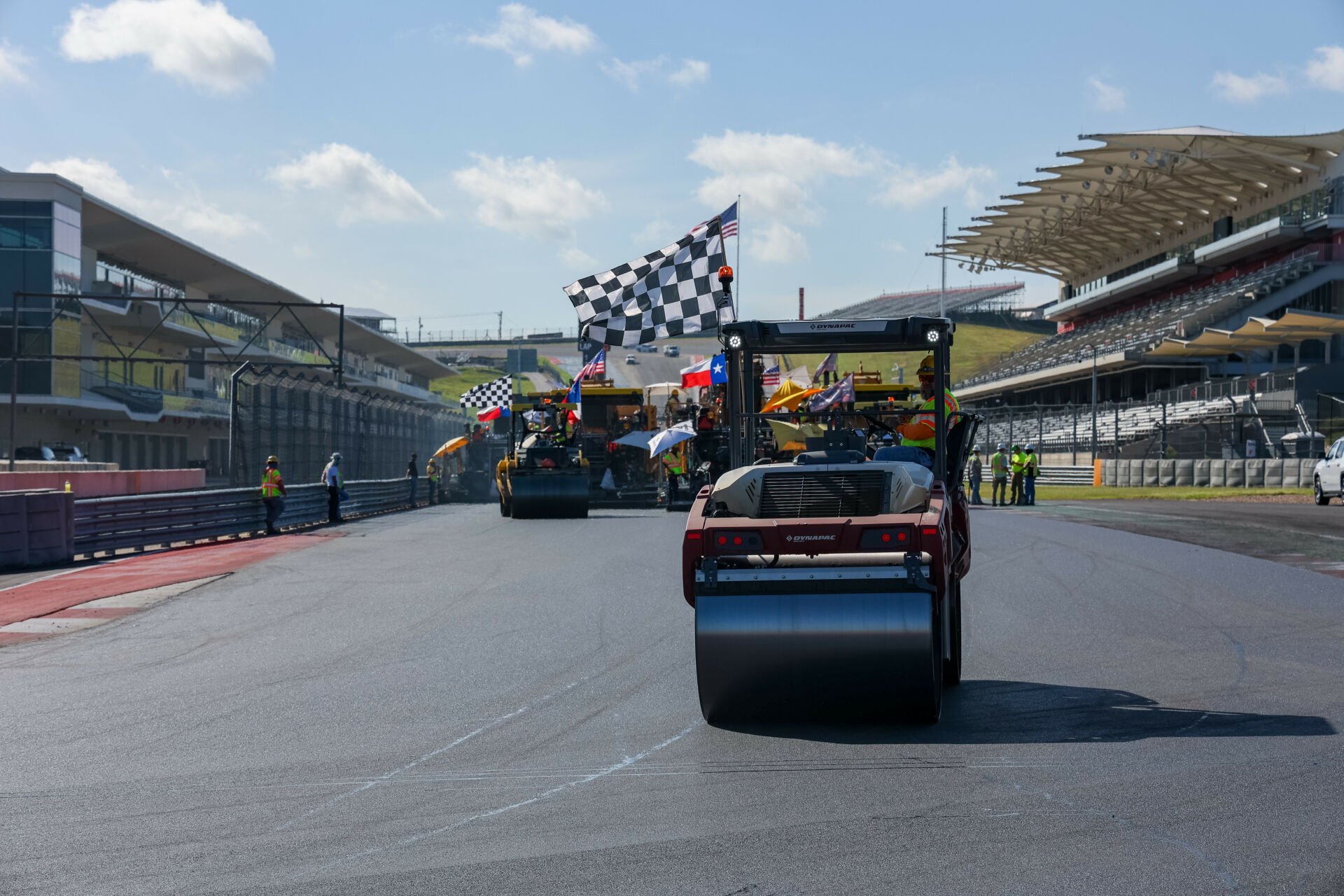 Circuit of The Americas (COTA), in Austin, Texas, has completed the repaving of its 3.4-mile, 20-turn road course. Photo courtesy COTA.