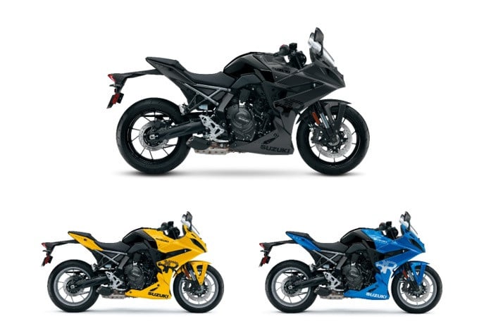 Suzuki GSX-8R sportbikes. Photo courtesy Suzuki Motor USA.