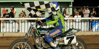 Sammy Halbert plans to race his personal Harley-Davidson XR750 in the AFT season finale in Missouri. Photo courtesy Sammy Halbert Racing.