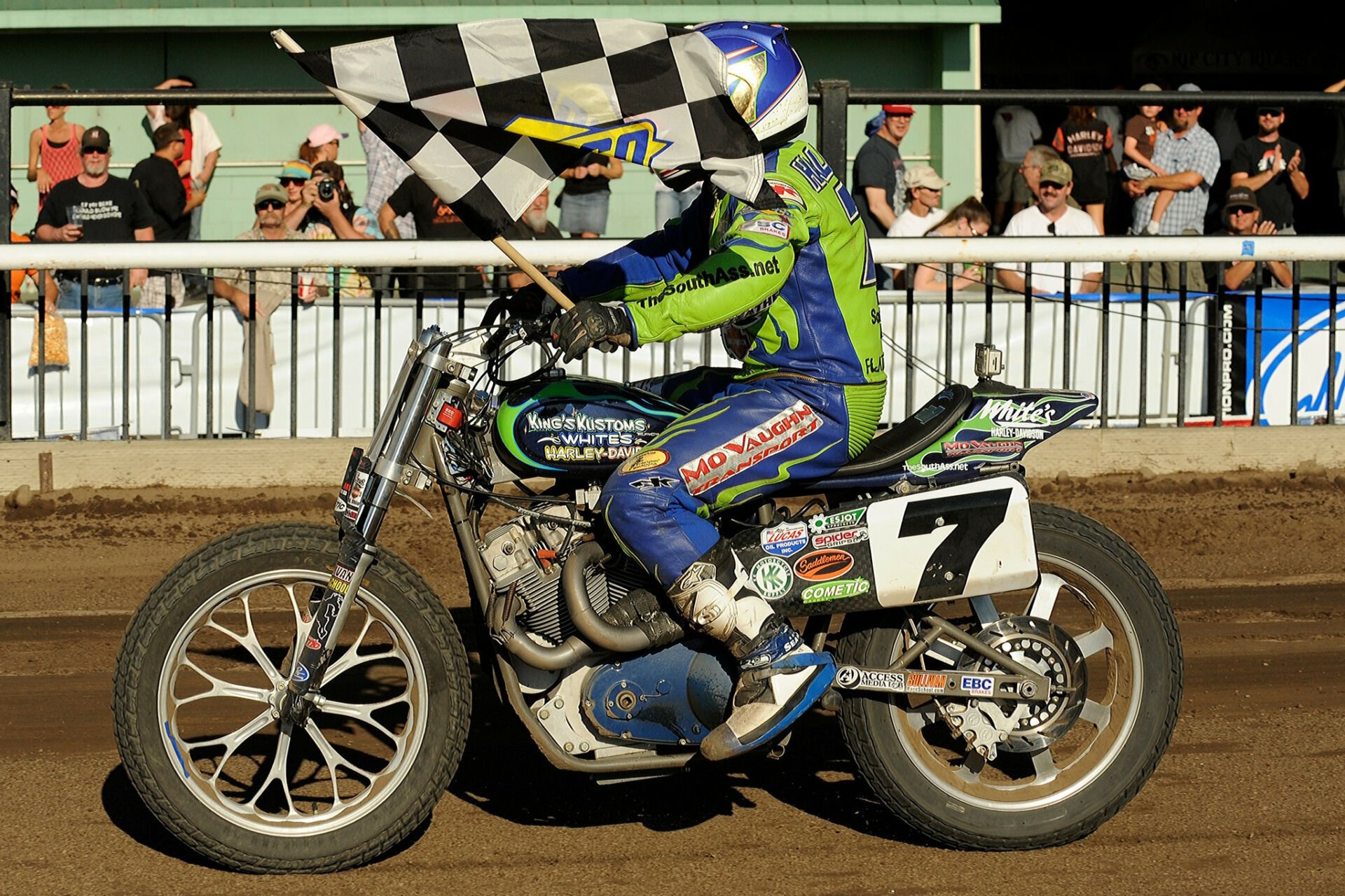 Sammy Halbert plans to race his personal Harley-Davidson XR750 in the AFT season finale in Missouri. Photo courtesy Sammy Halbert Racing.