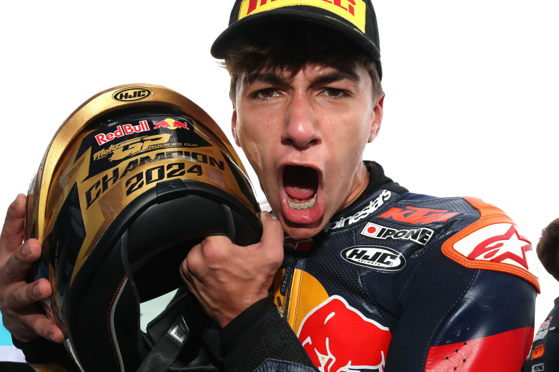 Alvaro Carpe, the 2024 Red Bull MotoGP Rookies Cup Champion. Photo courtesy Red Bull.