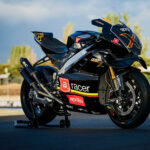 The limited-edition Aprilia RSV4 X ex3ma track-only motorcycle. Photo courtesy Aprilia.