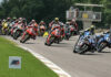 The start of MotoAmerica Superbike Race Two at Barber Motorsports Park in 2024. Photo by Brian J. Nelson.