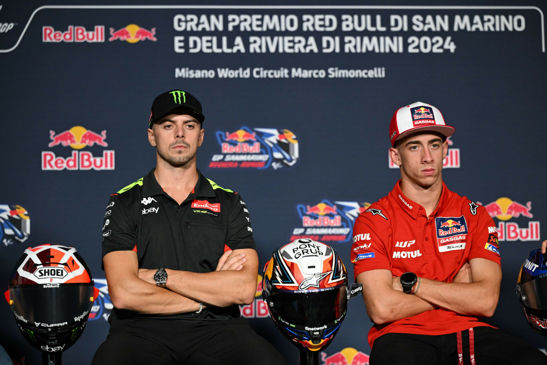 Fabio Di Giannantonio (left) and Pedro Acosta (right). Photo courtesy Dorna.