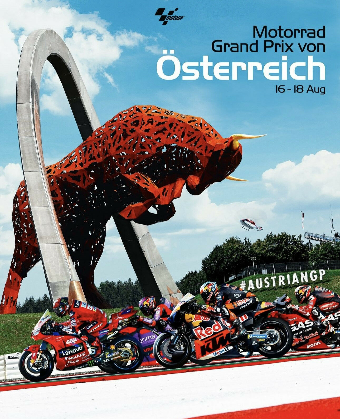 Motorrad Grand Prix von Österreich, Spielberg, Austria. Photo courtesy Dorna.