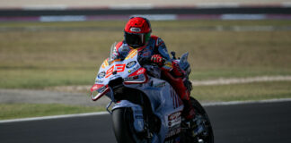 Marc Marquez (93). Photo courtesy Gresini Racing.