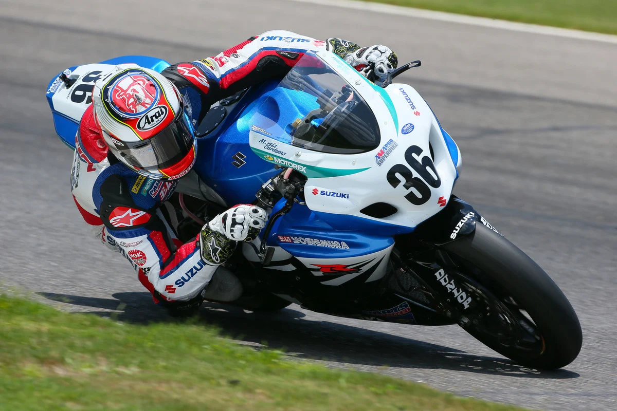 Martin Cardenas (36). Photo by Brian J. Nelson, courtesy MotoAmerica.