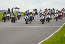 The start of an N2 endurance race. Photo courtesy N2 Track Days.