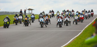 The start of an N2 endurance race. Photo courtesy N2 Track Days.