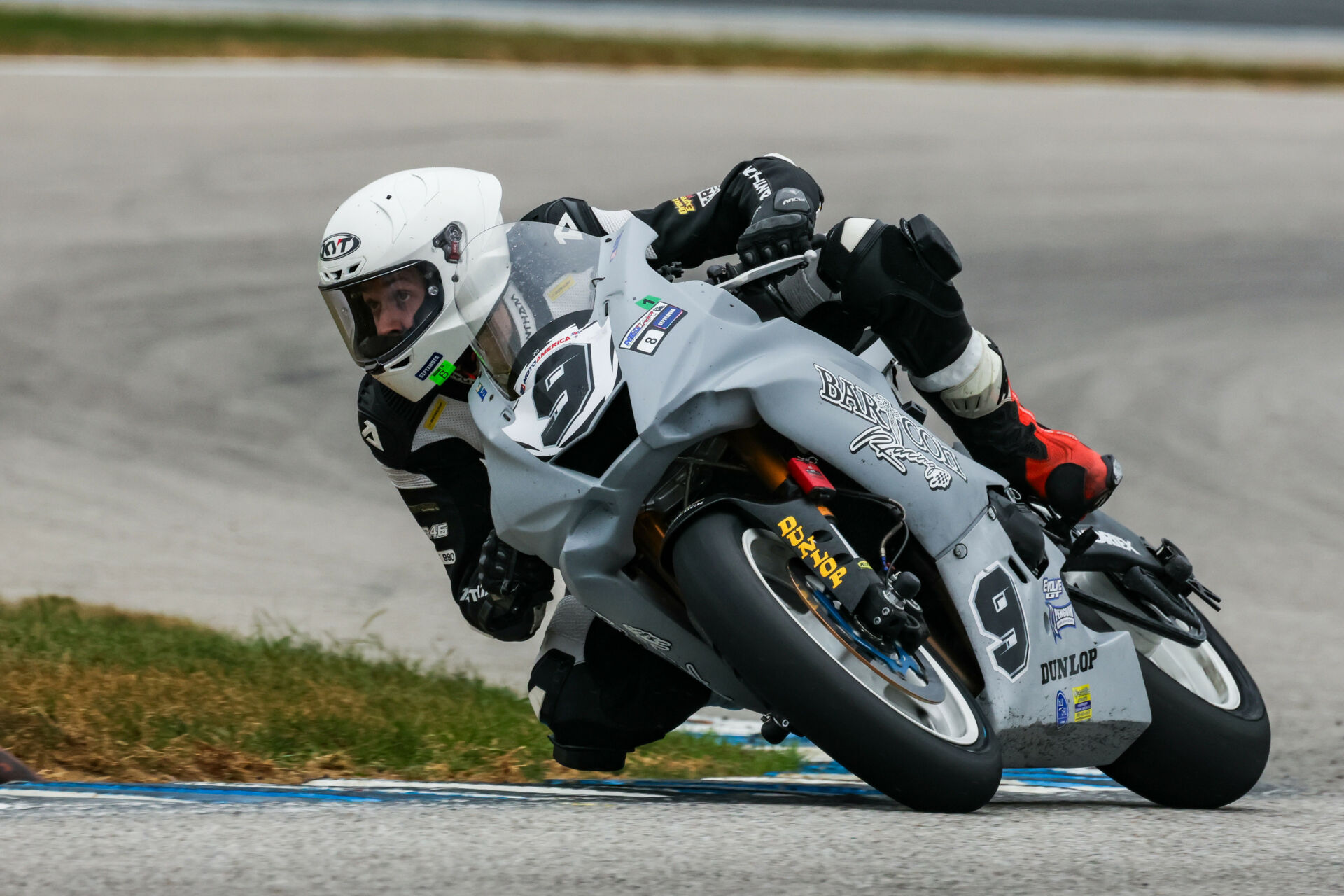 Eli Block (9) won the final NEMRR Dash for Cash of 2024. Photo by Sam Draiss, courtesy NEMRR.