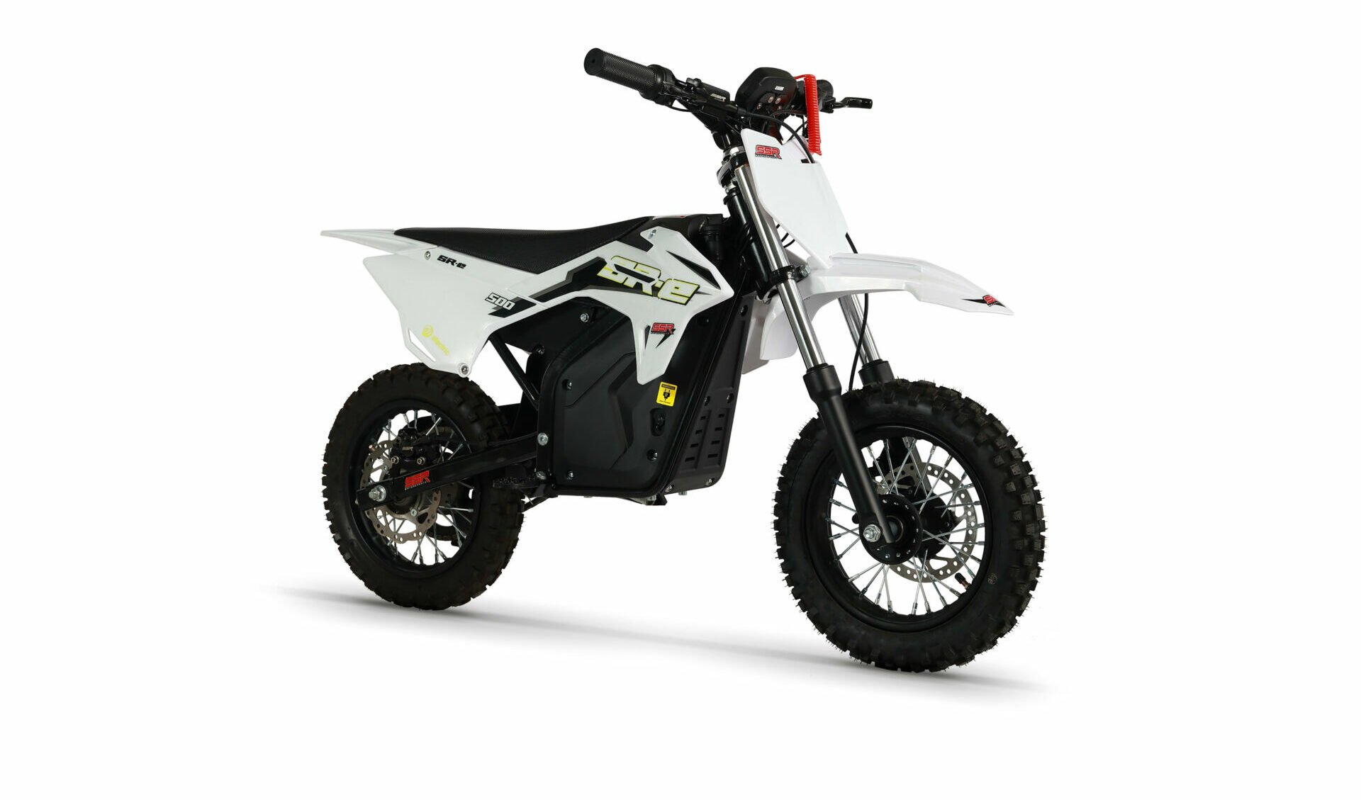 A 2025-model SSR SR-E500 electric pit bike. Photo courtesy SSR Motorsports.