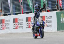 Thailand’s Sakchai Kongduangdee (54), a race winner in the Yamaha R3 bLU cRU Asia Pacific Championship, is heading to the Yamaha R3 bLU cRU European SuperFinale in Portugal. Photo courtesy Yamaha Thailand.