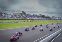 MotoGP race in Australia. Photo courtesy Dorna.