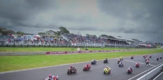 MotoGP race in Australia. Photo courtesy Dorna.