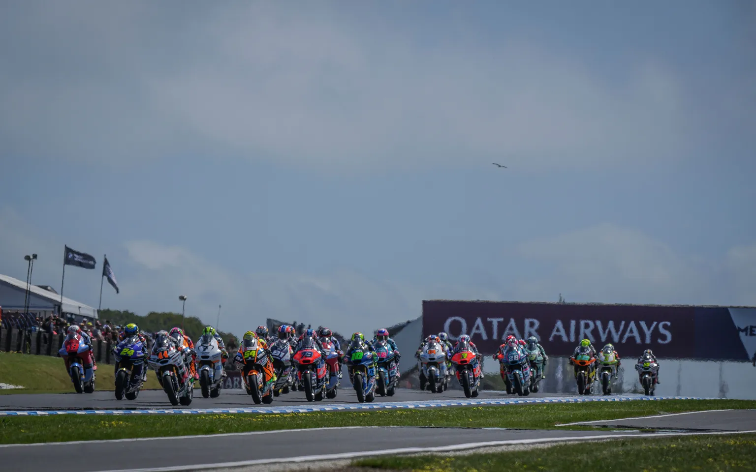 Moto2 race in Australia. Photo courtesy Dorna.