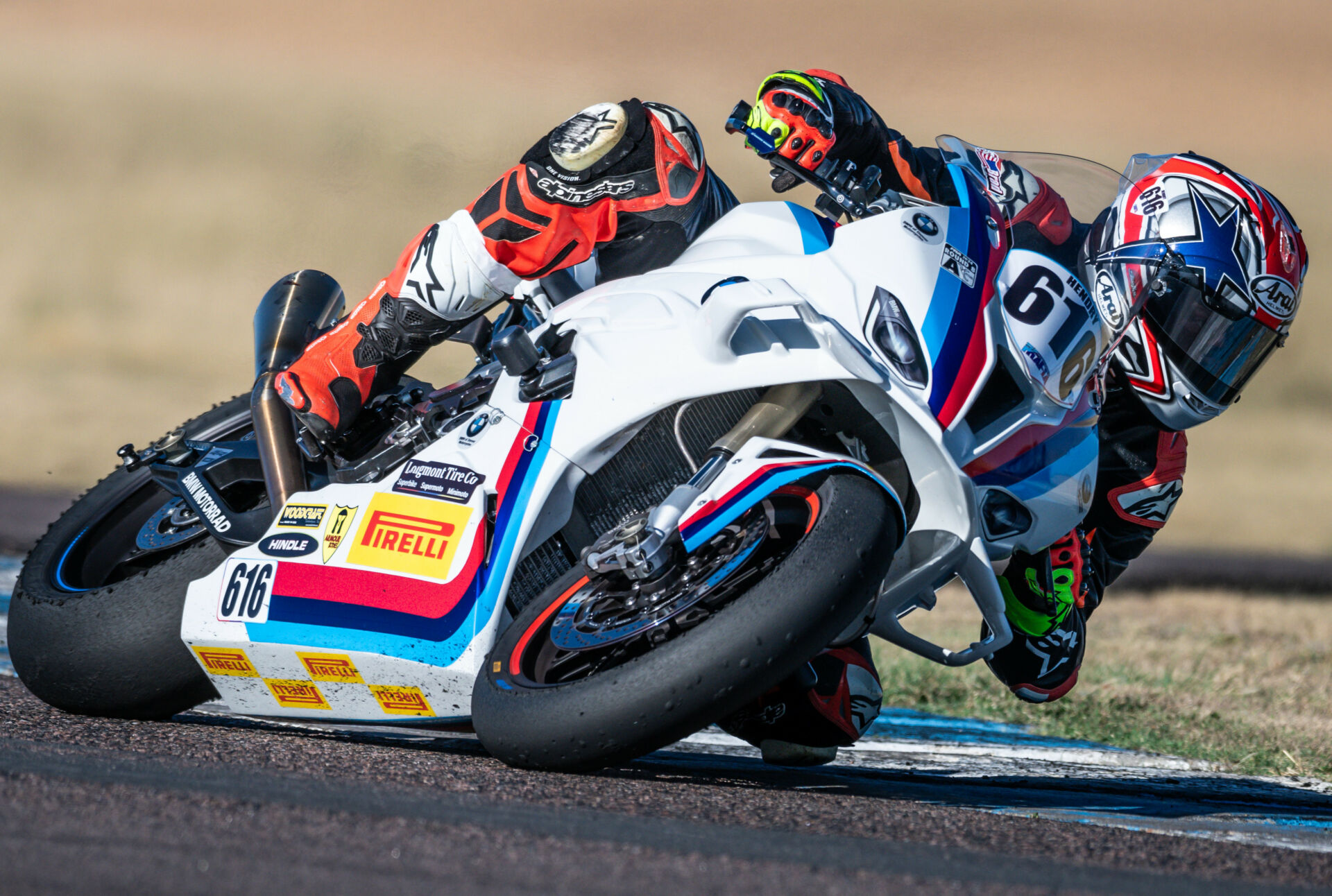 Brad Hendry (616) at High Plains Raceway. Photo by Kelly Vernell, courtesy MRA.