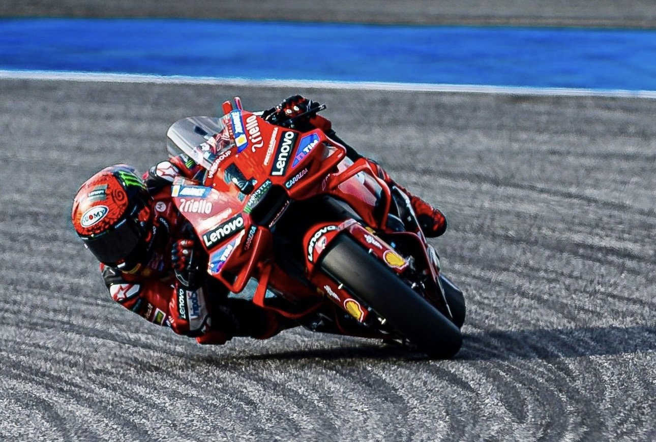 Francesco Bagnaia (1). Photo courtesy Ducati Lenovo Team.