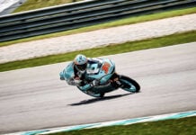 Adrian Fernandez (31) on pole position in Malaysia. Photo courtesy Dorna.