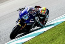 Jorge Navarro (9) on pole position in Malaysia. Photo courtesy American Racing Team.