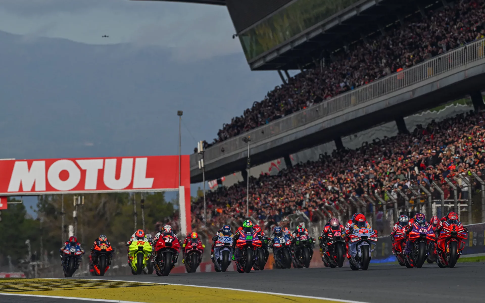 MotoGP Race in Barcelona. Photo courtesy Dorna.