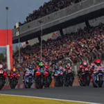 MotoGP Race in Barcelona. Photo courtesy Dorna.