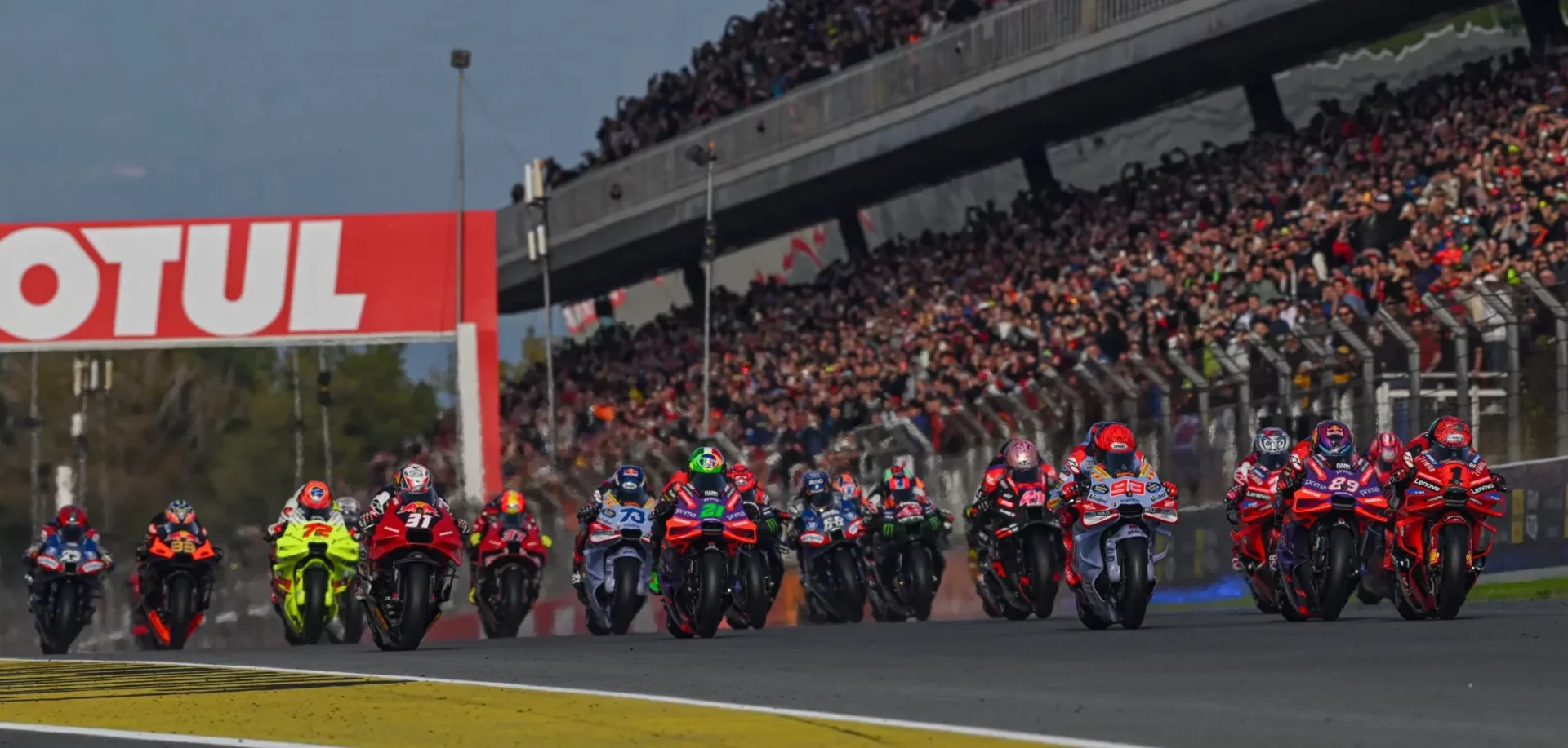 MotoGP Race in Barcelona. Photo courtesy Dorna.