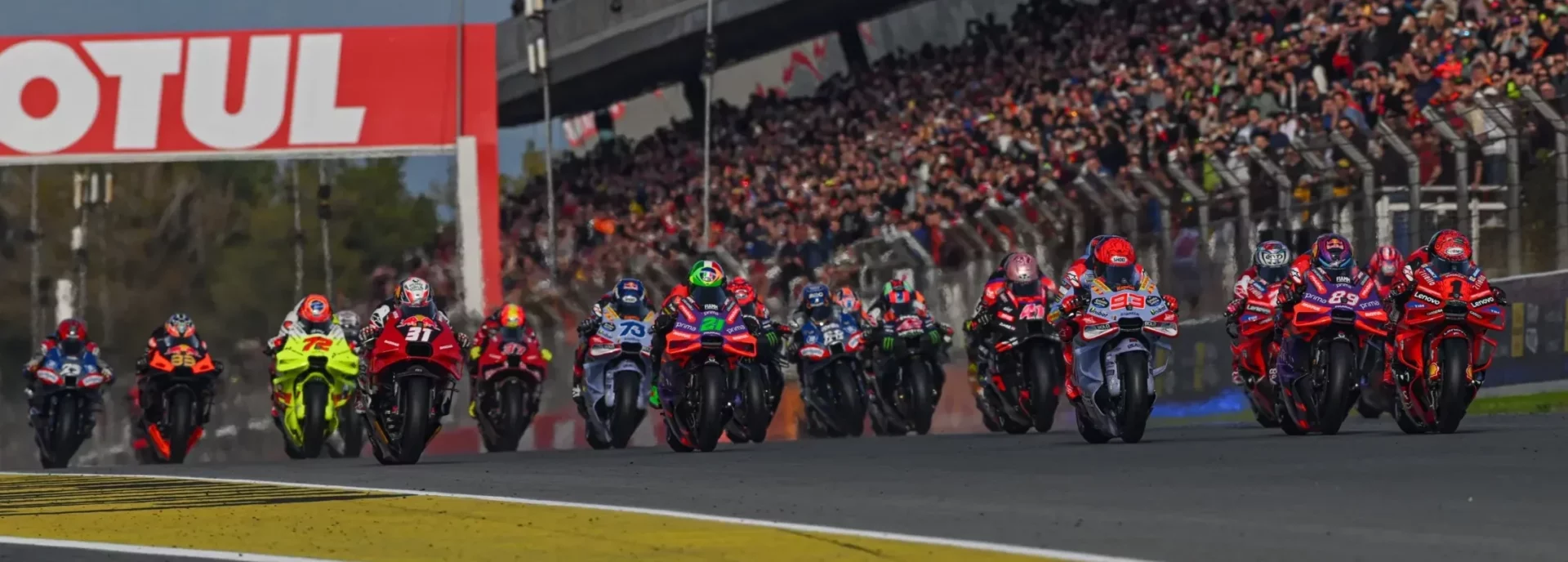 MotoGP Race in Barcelona. Photo courtesy Dorna.