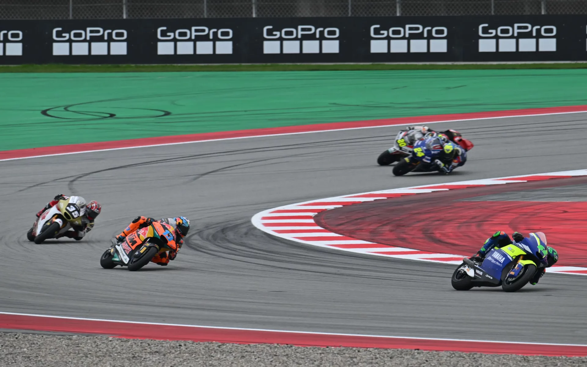 Moto2 race in Barcelona. Photo courtesy Dorna.