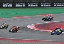 Moto2 race in Barcelona. Photo courtesy Dorna.