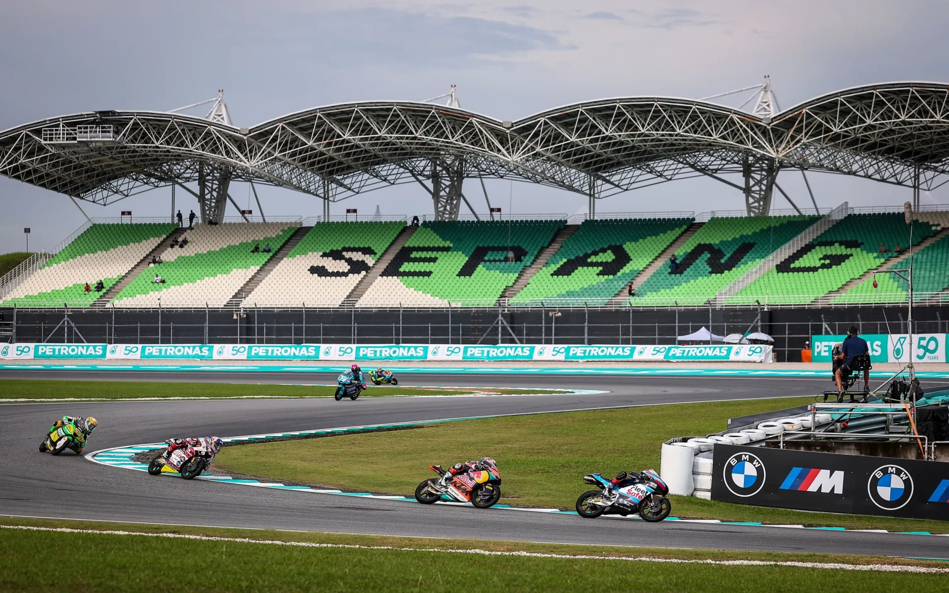 Moto3 race in Malaysia. Photo courtesy Dorna.