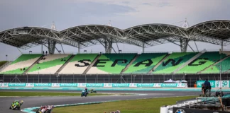 Moto3 race in Malaysia. Photo courtesy Dorna.