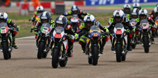 2024 FIM MiniGP World Series MotorLand Aragon (ESP). Photo courtesy Lukasz Swiderek/PSP