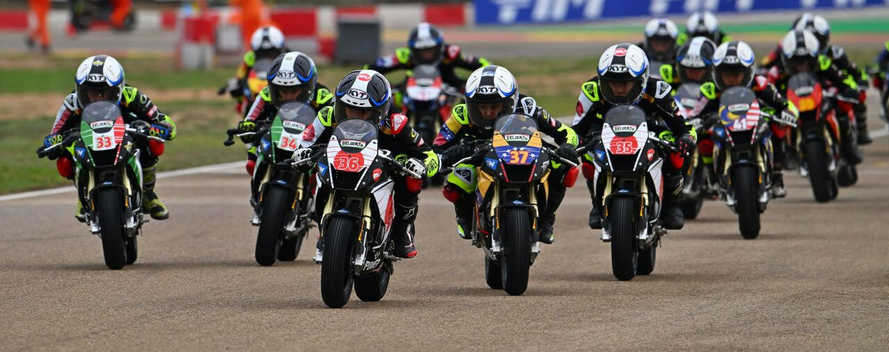 2024 FIM MiniGP World Series MotorLand Aragon (ESP). Photo courtesy Lukasz Swiderek/PSP