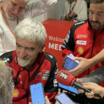 Luigi "Gigi" Dall'Igna in the media center at Circuit de Barcelona - Catalunya prior to the 2024 post-season test. Photo by Michael Gougis.