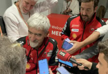 Luigi "Gigi" Dall'Igna in the media center at Circuit de Barcelona - Catalunya prior to the 2024 post-season test. Photo by Michael Gougis.