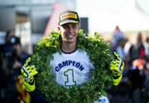 Mallorca's Marc Vich has been crowned the 2024 FIM Yamaha R3 bLU cRU World Cup Champion. Photo courtesy Yamaha Racing.