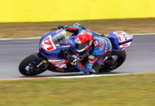 Torin Collins (171) on his Suzuki GSX-R750. Photo courtesy : Altus Motorsport.