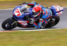 Torin Collins (171) on his Suzuki GSX-R750. Photo courtesy : Altus Motorsport.