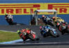 Alvaro Bautista (19), Scott Redding (45), Danilo Petrucci (9), Andrea Iannone (29) and Andrea Locatelli (55) At Phillip Island, in Australia. Photo courtesy WSBK.COM