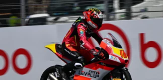 Matteo Bertelle (18) Fastest In Thailand. Photo courtesy Dorna.