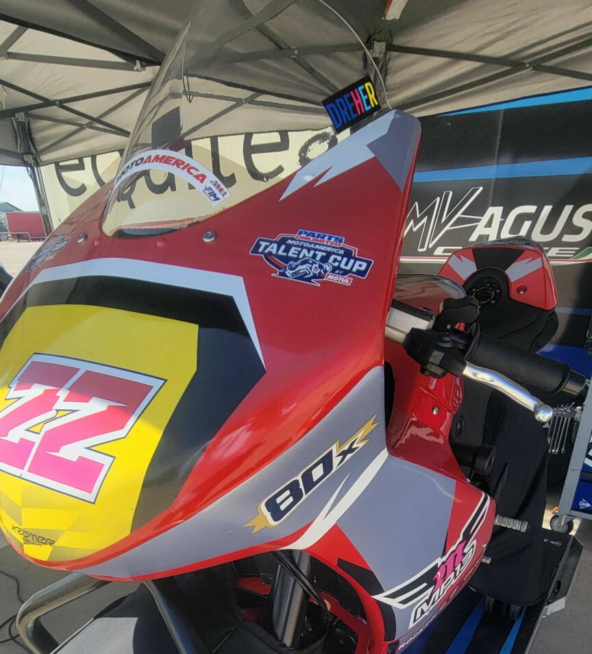 MotoAmerica Talent Cup: Day One Test Results From Texas