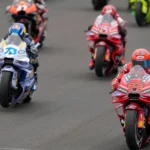 Alex Marquez (73), Francesco Bagnaia (63) and Marc Marquez (93). Photo courtesy Dorna.