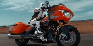 Harley-Davidson's limited production CVO ROAD GLIDE RR makes a claimed 150+ horsepower and 150 ft.-lb. of torque, and has a 6,500 rpm redline. Its Milwaukee-Eight® is the most powerful engine ever delivered in a production motorcycle from Harley-Davidson.