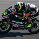 David Muñoz leads opening practice in Argentina. Photo courtesy Dynavolt Intact GP Team.