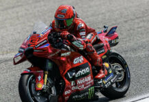 Marc Marquez fastest in FP1 in Argentina. Photo courtesy Ducati Corse Team.