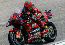 Marc Marquez fastest in FP1 in Argentina. Photo courtesy Ducati Corse Team.