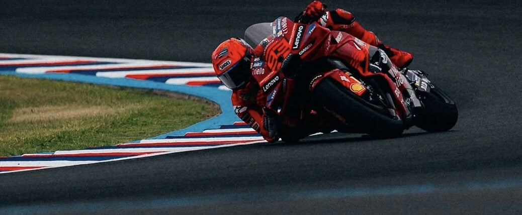 Marc Marques fastest in Friday practice. Photo courtesy Ducati Corse Team.