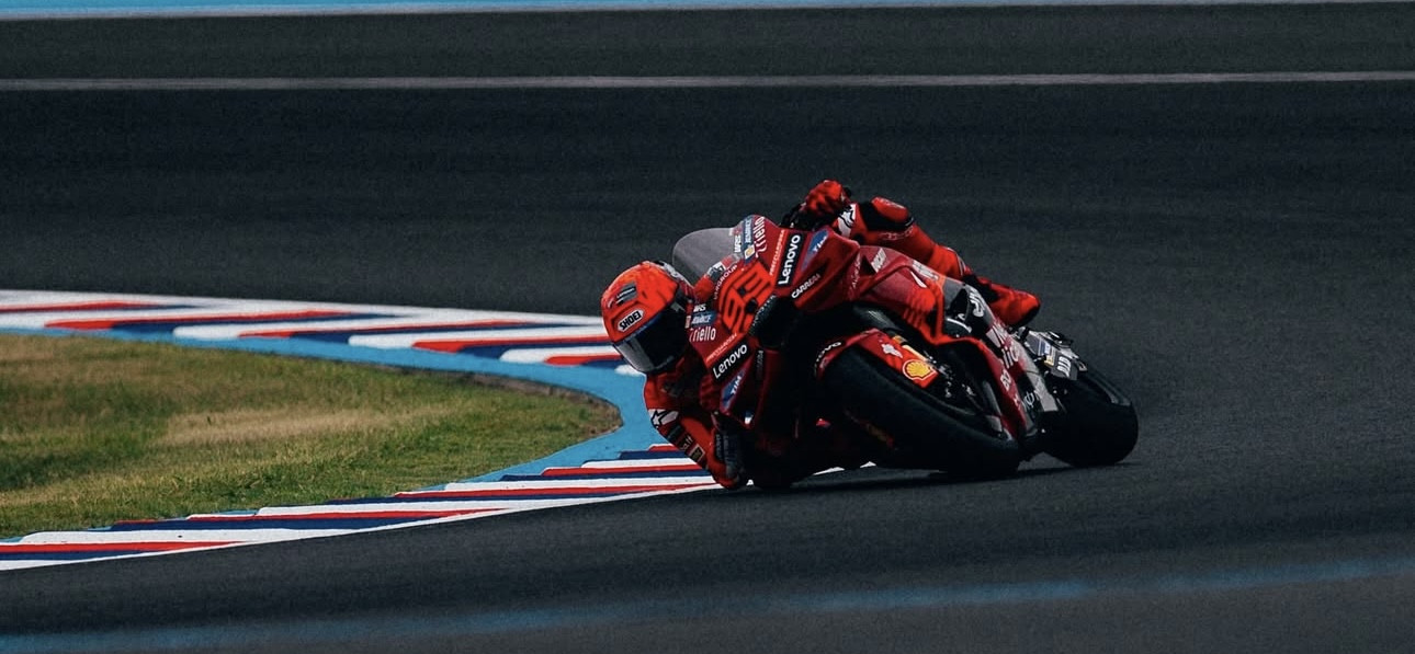 Marc Marques fastest in Friday practice. Photo courtesy Ducati Corse Team.